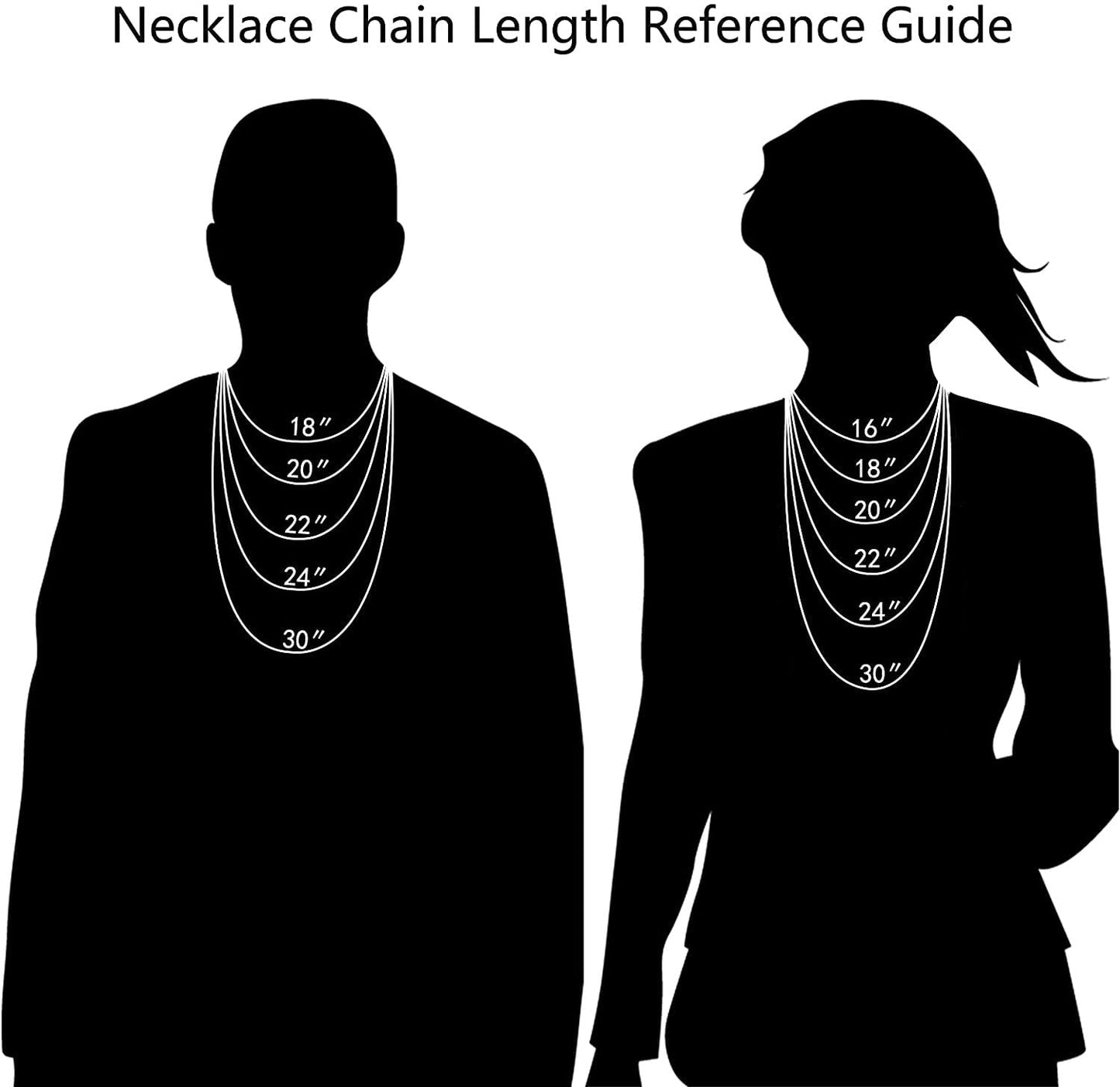 JSJOY 925 Sterling Silver Necklace Rope Chain Lobster Clasp 2.5mm Silver Chain for Women Silver Necklace Chain 16-30 Inches