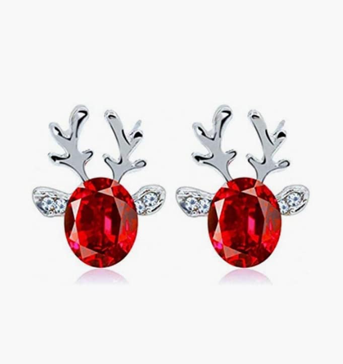 Hummingbird Earrings Rhinestone Chain Tassel Earring Lady Earchain Jewelry Fashionable Earrings Dangling Women Girls Valentine's Day Birthday Gifts
