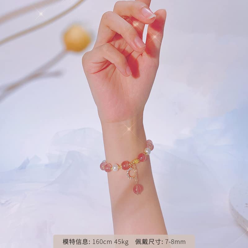 Pearl Bracelet for Women 6-7mm S925 Sterling Silver Freshwater Cultured Pearl Bracelets for Women Girl Mom 7 Inche Precious holiday gifts