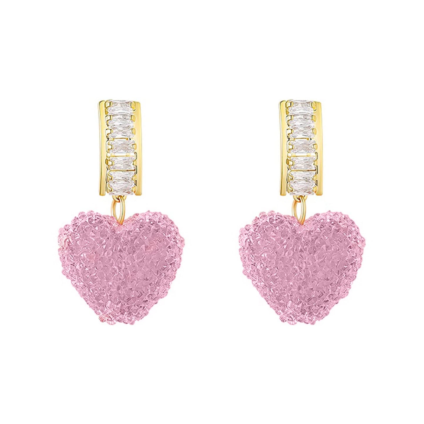 Hummingbird Earrings Rhinestone Chain Tassel Earring Lady Earchain Jewelry Fashionable Earrings Dangling Women Girls Valentine's Day Birthday Gifts
