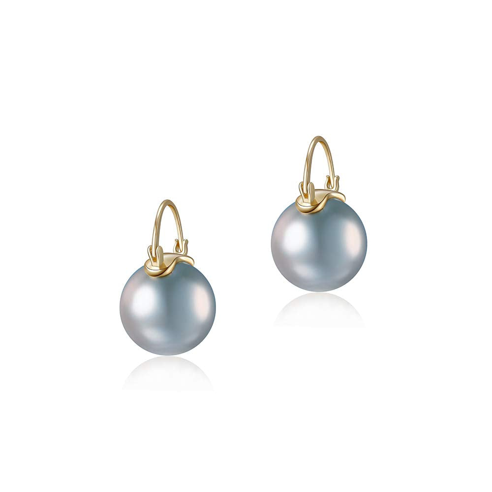 Pearl earrings stud earrings 14K gold plating simple earrings, Elegant Earrings design style best confession gift