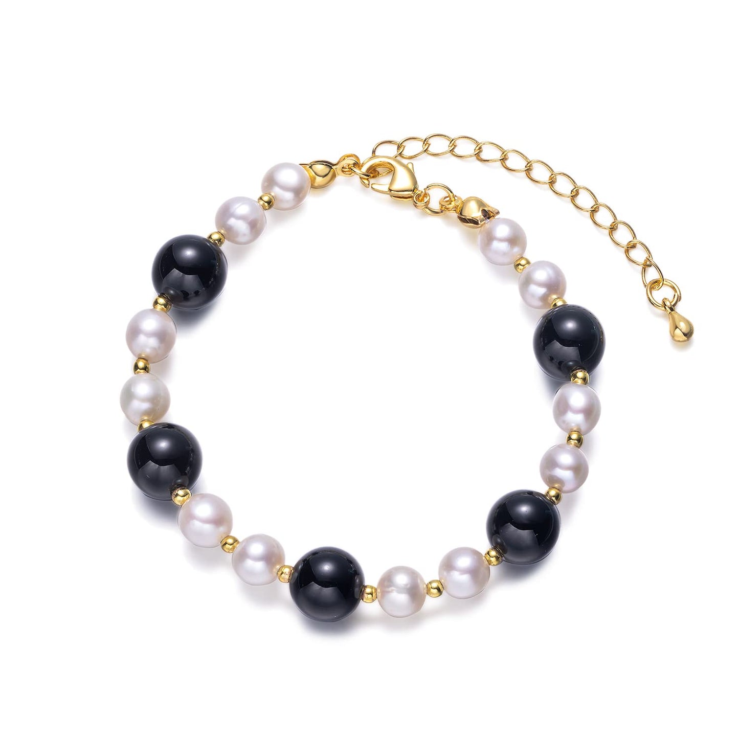 Pearl Bracelet for Women 6-7mm S925 Sterling Silver Freshwater Cultured Pearl Bracelets for Women Girl Mom 7 Inche Precious holiday gifts