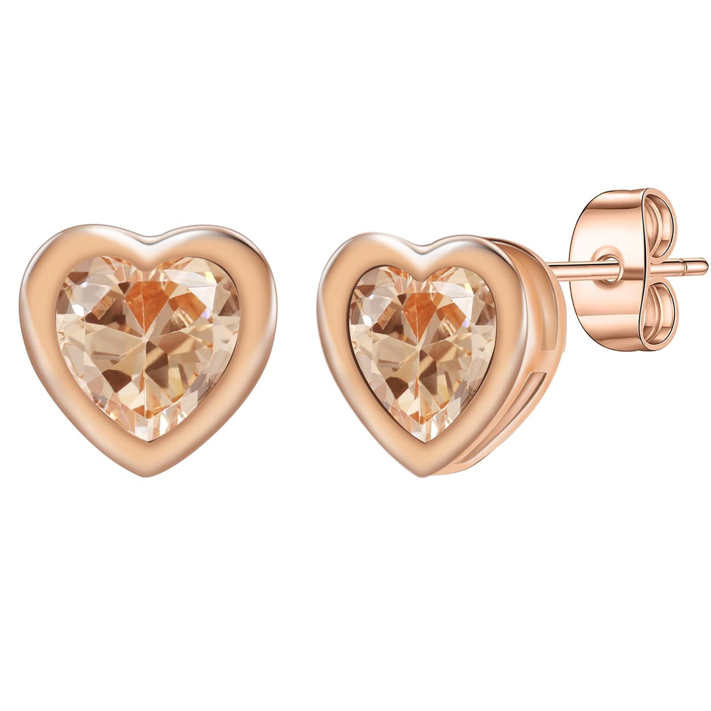 Gold Stud Earrings for Women 14k Gold Plated Silver Rose Gold Cute Pearl Heart Mushroom Evil Eye Starfish Snowflake Crescent Moon Star Dainty Fashion Diamond Small Trendy Earings Hypoallergenic for Teen Girls Jewelry Gifts