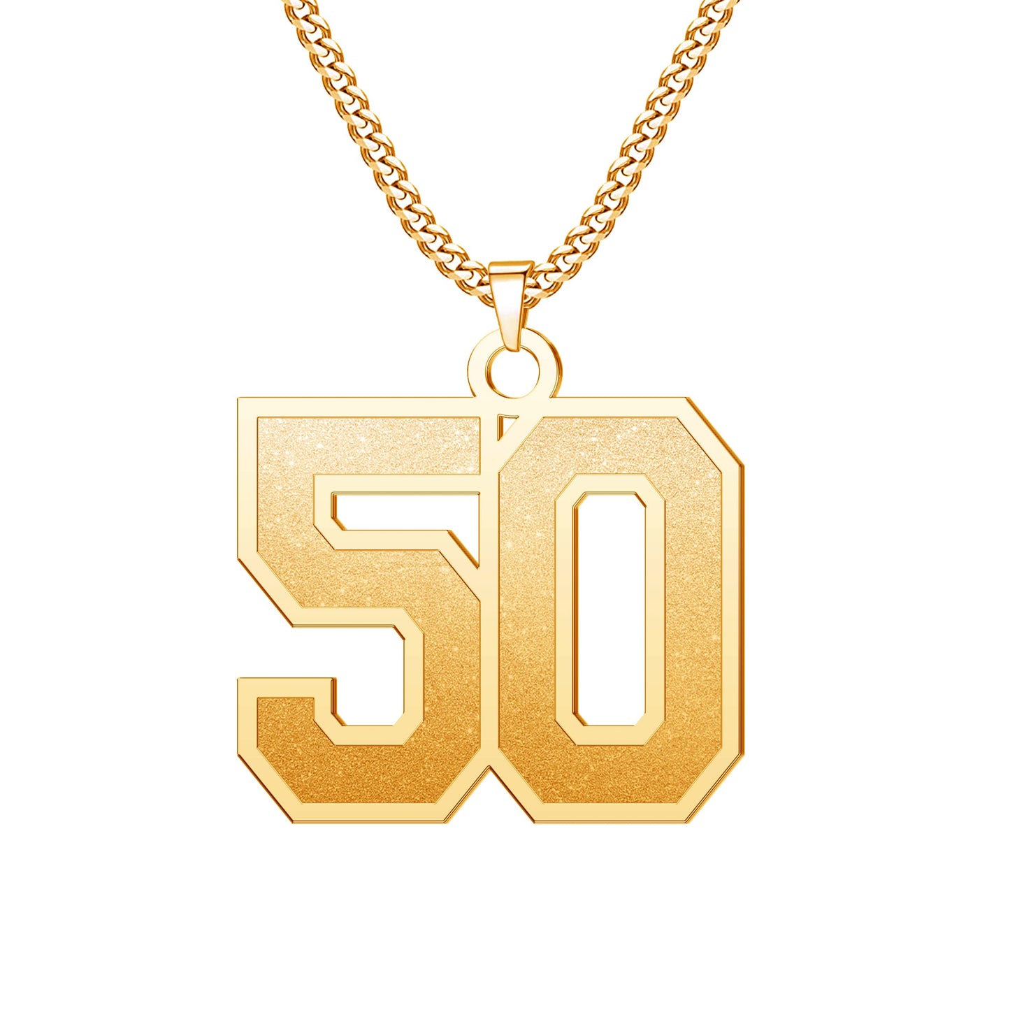 JSJOY Number Necklaces for Athletes 00-99 Jersey Number Chain Personalized Custom with Name Sports Soccer Football Basketball Baseball for Men Girls