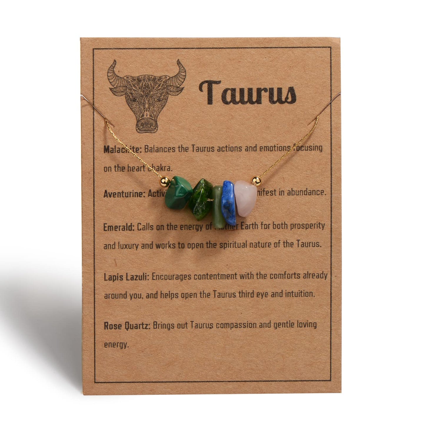 Natural Stone Zodiac Sign Choker Necklace for Women Raw Crystals Zodiac Necklace Horoscope Healing Gemstone Crystals Astrology Jewelry Holiday gifts