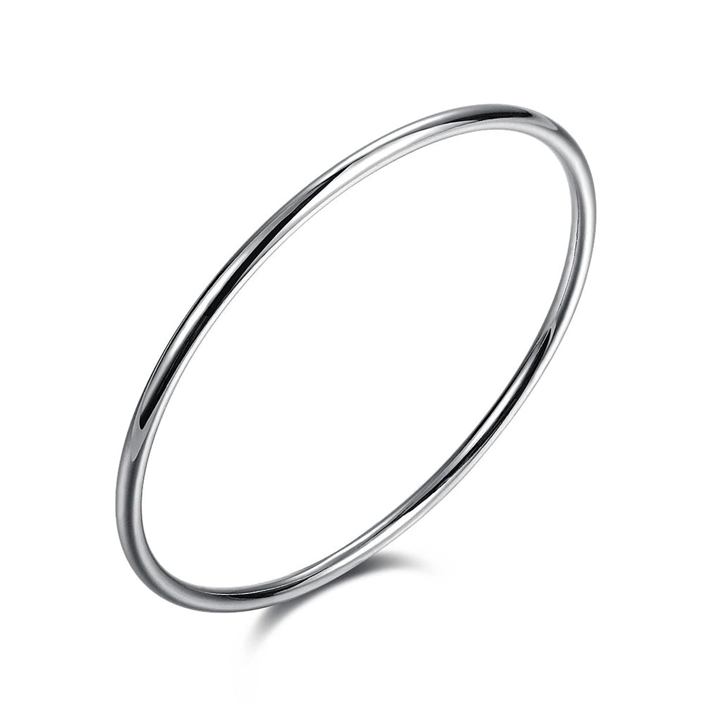 JSJOY Handmade Bracelet for Women 925 Sterling Silver Bangle Bracelet with Gift Box Braided Cuff Bracelet Wrap Birthday Gifts