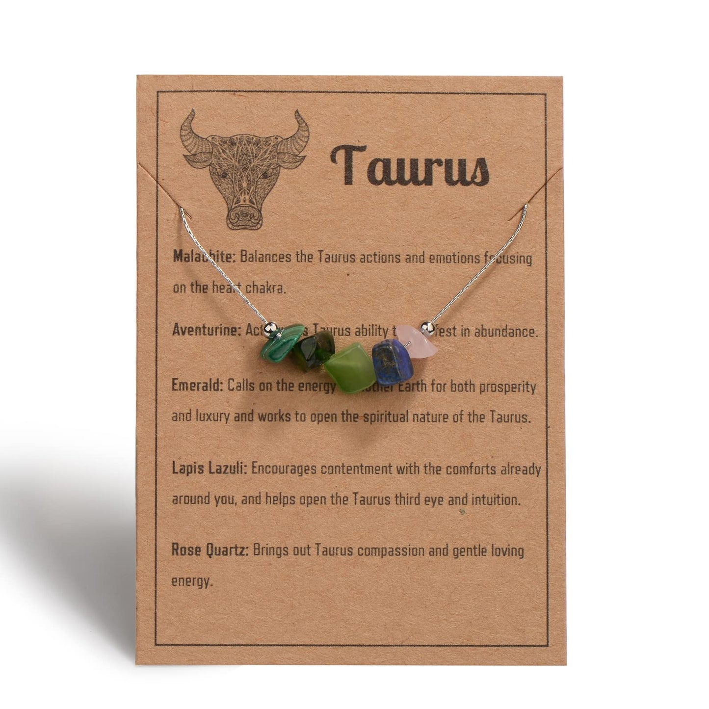 Natural Stone Zodiac Sign Choker Necklace for Women Raw Crystals Zodiac Necklace Horoscope Healing Gemstone Crystals Astrology Jewelry Holiday gifts