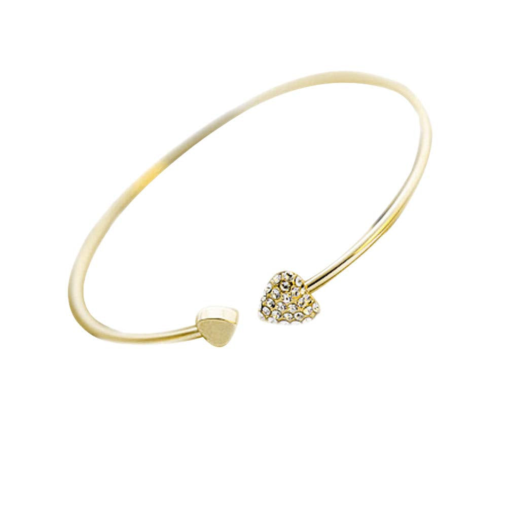 Leaf Shape Bracelet for Women Girls Metal Bracelet Fashion Simple Open Bracelets Jewelry Bangle Bracelets Gifts Birthday