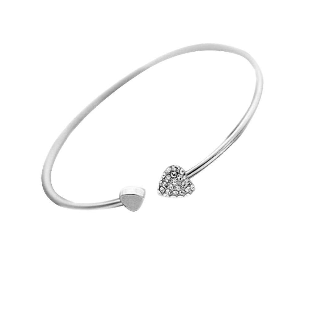 Leaf Shape Bracelet for Women Girls Metal Bracelet Fashion Simple Open Bracelets Jewelry Bangle Bracelets Gifts Birthday