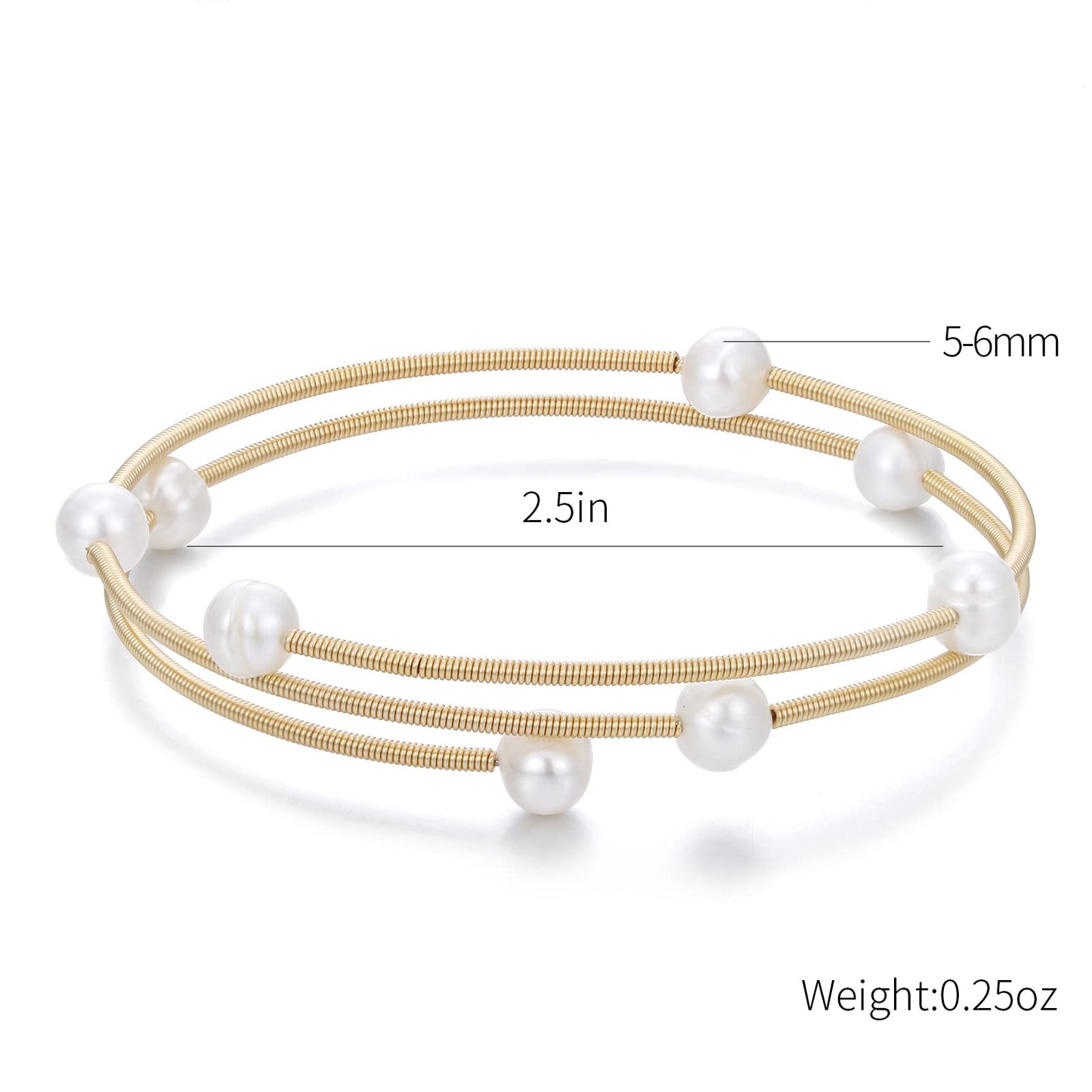 Freshwater Cultured Pearl Bracelet for Women Fashion pearl Pearl Stretch Bracelet Pearl Cuff Bangle Pearl Sliding Bolo Bracelet