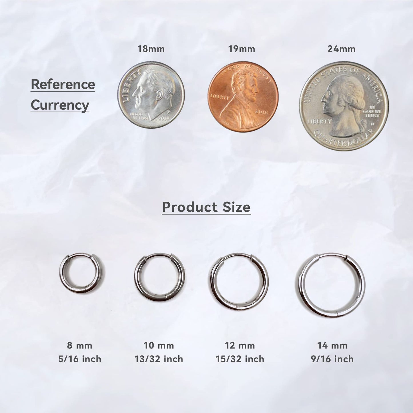 G23 Pure Titanium Pairs Small Huggie Hoop Earrings Hypoallergenic Lightweight Cartilage Hoops Small Cubic Zirconia Cuff Earrings Mini Piercing Jewelry for Women Girls Teen Holiday commemorative gifts