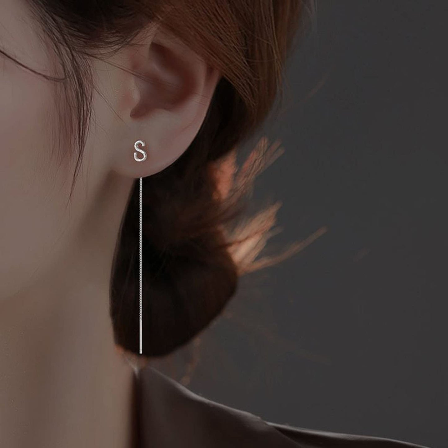 Hummingbird Earrings Rhinestone Chain Tassel Earring Lady Earchain Jewelry Fashionable Earrings Dangling Women Girls Valentine's Day Birthday Gifts