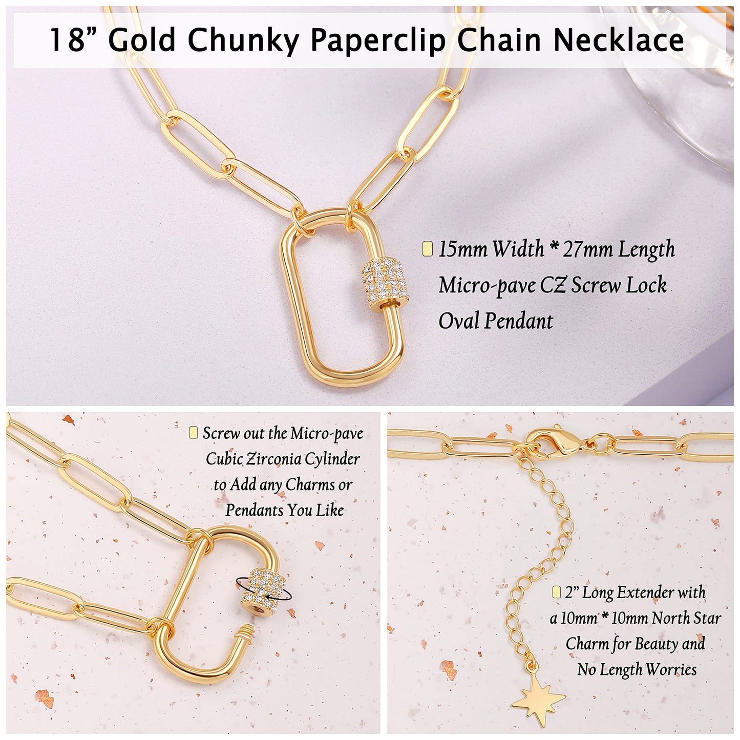 5Golden Oval Screw Lock
