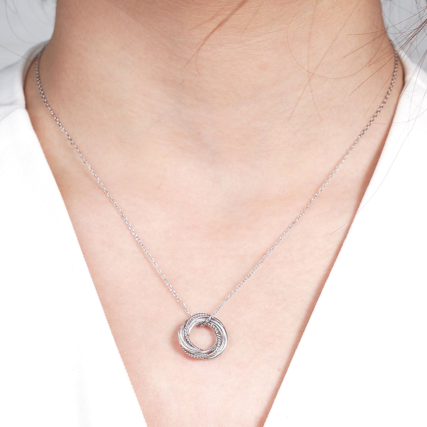 JSJOY Birthday Gifts for Women Sterling Silver Necklace 30th 40th 50th 70th 80th 90th Birthday Necklace For Her 3 4 5 6 7 8 9 Decade Jewelry 30 40 50 60 70 80 90 Years Old Anniversary gifts