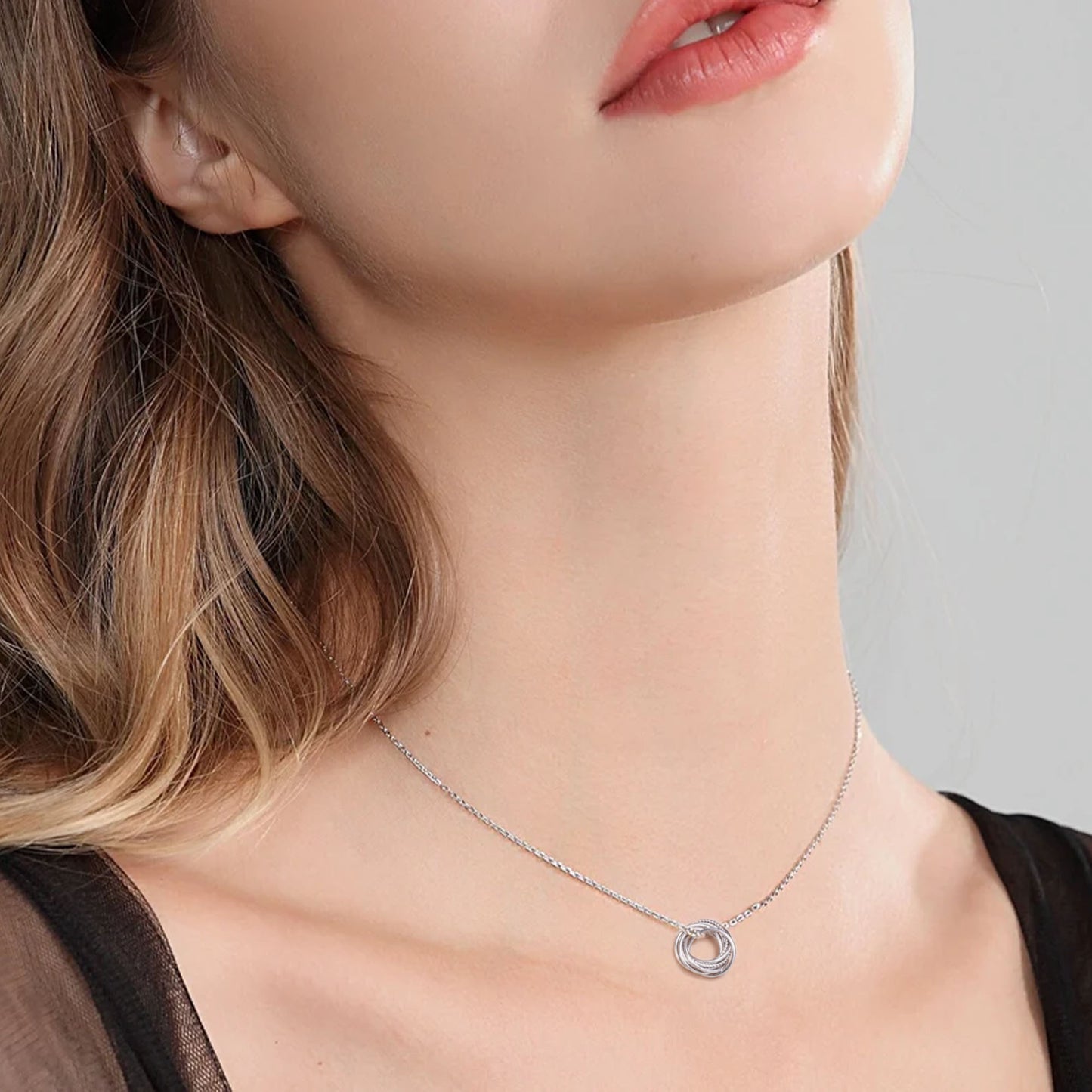 JSJOY Birthday Gifts for Women Sterling Silver Necklace 30th 40th 50th 70th 80th 90th Birthday Necklace For Her 3 4 5 6 7 8 9 Decade Jewelry 30 40 50 60 70 80 90 Years Old Anniversary gifts
