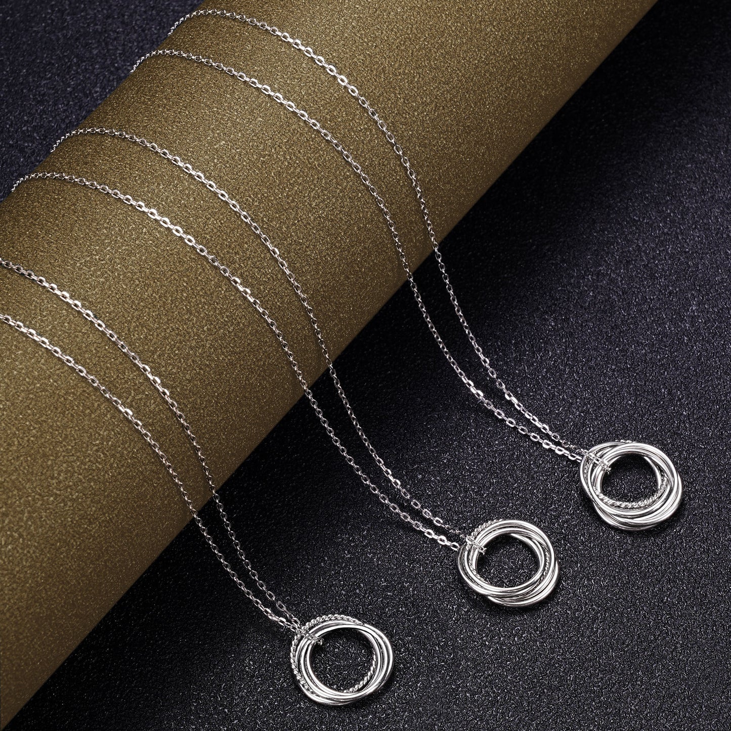 JSJOY Birthday Gifts for Women Sterling Silver Necklace 30th 40th 50th 70th 80th 90th Birthday Necklace For Her 3 4 5 6 7 8 9 Decade Jewelry 30 40 50 60 70 80 90 Years Old Anniversary gifts