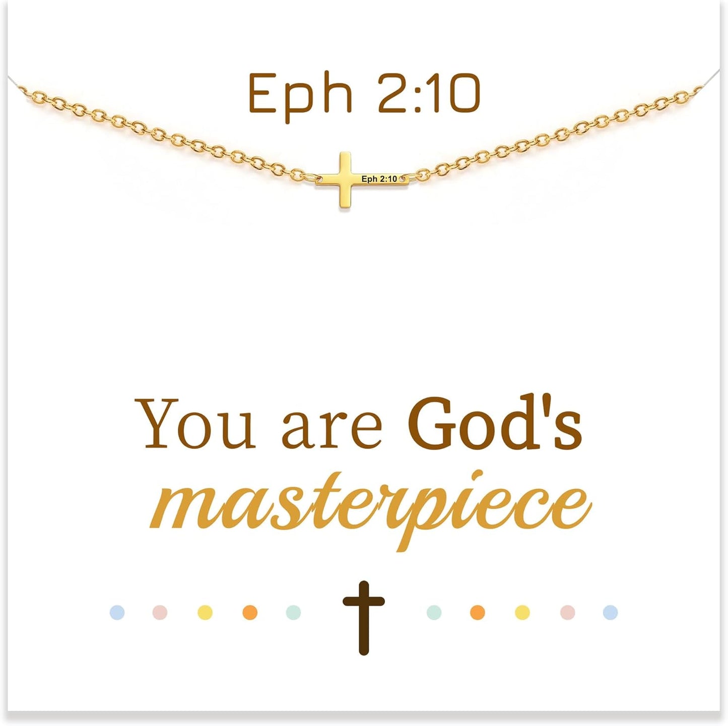 JSJOY Cross Bracelets for Women Girls Dainty Gold Engraved Bible Verse Bracelet Religious Corss Bracelet Inspirational Christian Jewelry Confirmation Gifts for Her