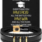 JSJOY Father's Day Gifts for Men Braided Leather Bracelet for Men Dad Fathers Day Gifts from Daughter 2024 Graduation Gifts for Him Brother Son Grandson Birthday Gifts for Men Boyfriend