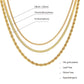 JSJOY Gold Layered Necklaces for Women Dainty Gold Necklace 14k Gold Plated Snake Gold Chain Choker NecklacesSimple  Gold Jewelry Gift for Women