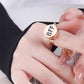 JSJOY BFF Rings for 2 Best Friends Forever Ring Sponge_bob Cute Rings Adjustable Rings for Teen Girls Friendship Rings Matching Couple Rings Gold Rings