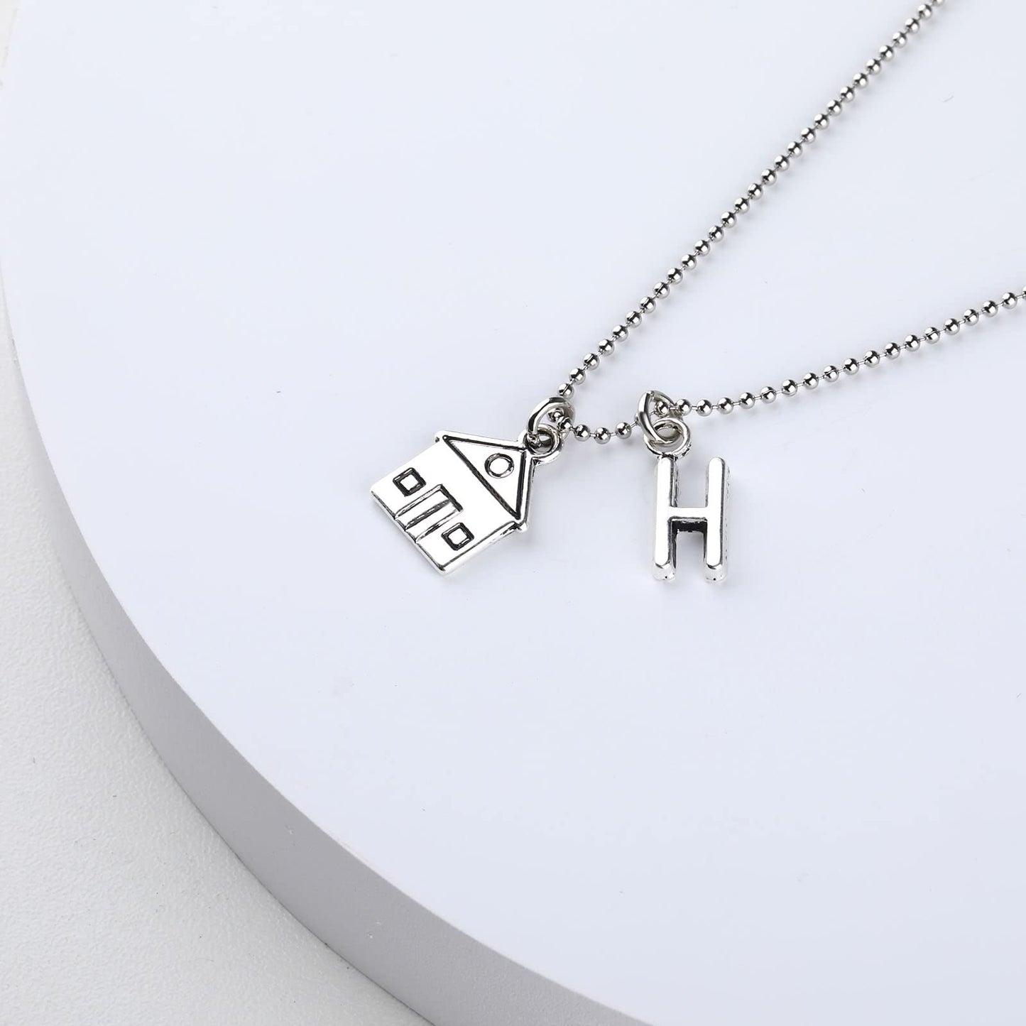 JSJOY House Necklace Styles HS H Singer Merch Necklace Jewelry for Women Girls Friends and family graduation gifts