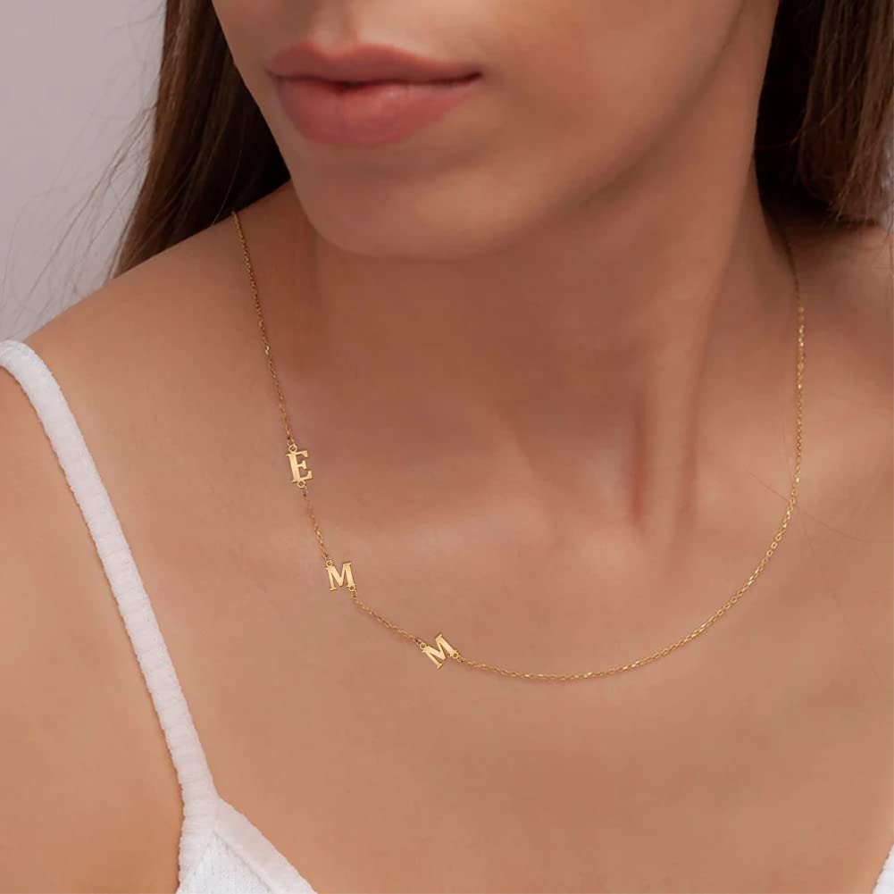 Custom Made Diamond Initial Necklace – Carrie Elizabeth