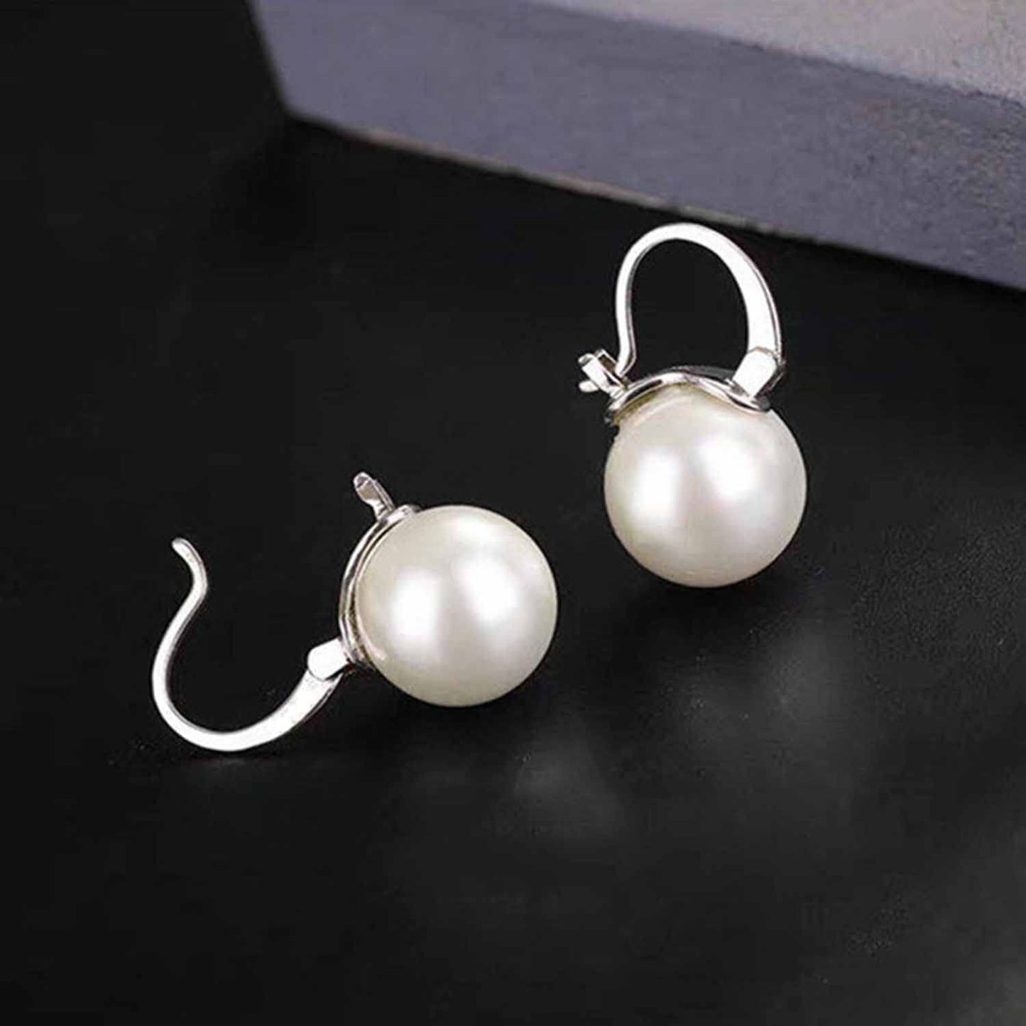 Pearl earrings stud earrings 14K gold plating simple earrings, Elegant Earrings design style best confession gift