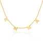 JSJOY Custom Initial Necklace, Personalized Name Necklaces for Women 14K Gold Plated Letter Necklace Name Necklace Mama Necklace | Graduation Gifts Birthday Gifts for Women Girl
