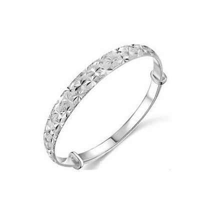 JSJOY Women Jewelry Solid  Bracelet Cuff Bangle Charm Adjustable Bracelet Handmade Jewelry Bead Chain Anklet for Women Men Girls Mom Jewelry Gifts for  Thanksgiving Da