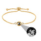 Custom Photo Bracelet Personalized Photo Projection Bracelet Circle Photo Bracelets with Picture Inside for Women Men Couple Best Friend gife