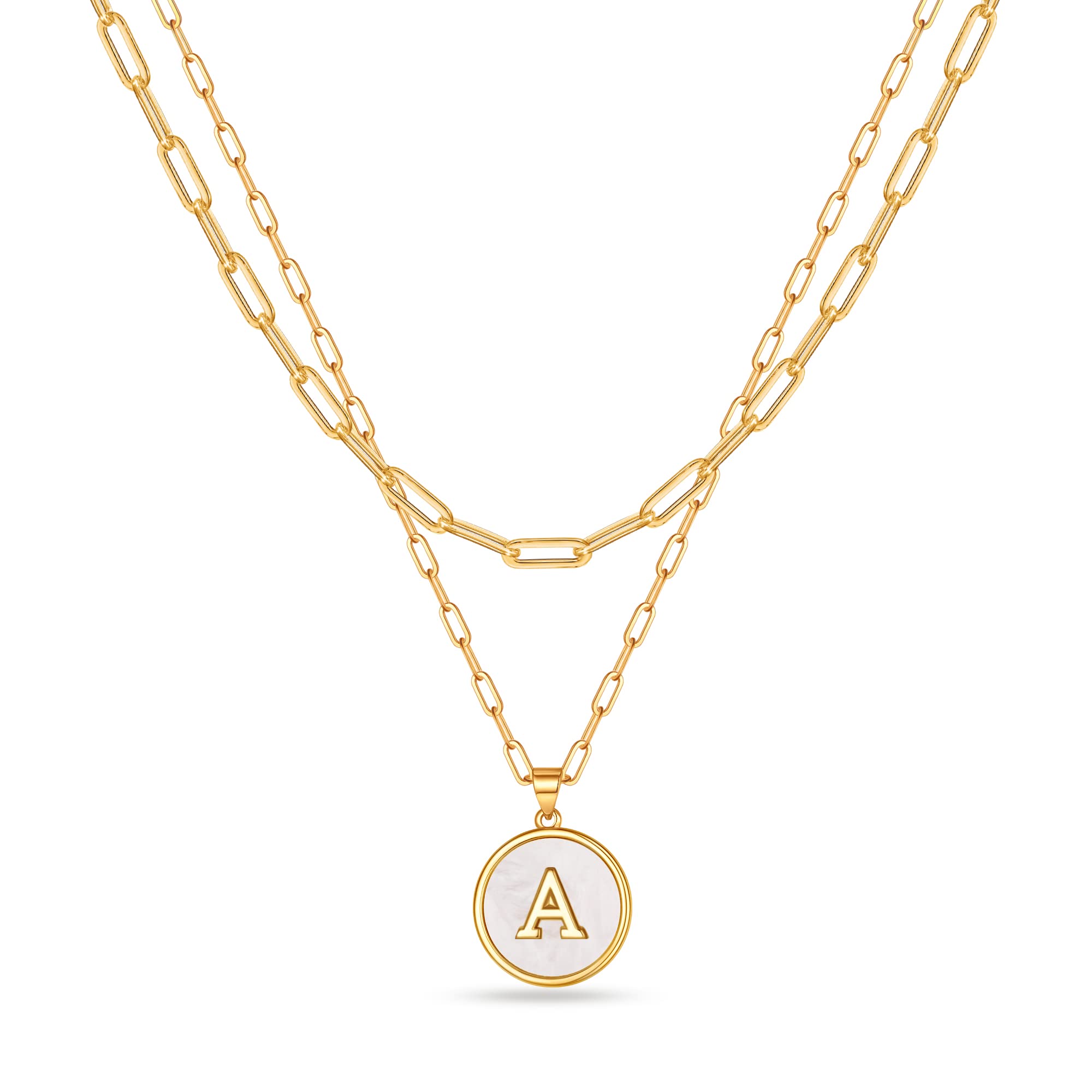 Yoosteel Gold Initial Necklaces for Women - 14K Gold India | Ubuy