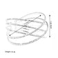 JSJOY MultiLayer Crystal Rhinestone Cuff Bracelet For Women Girls Silver Strand Layered Bridal Bracelet Jewelry for Prom Party Wedding Dating