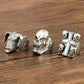 JSJOY Eddie Munson Ring Accessories Set Men Gifts Halloween Vintage Punk Skull Cross Ring Jewelry For Fans Gifts