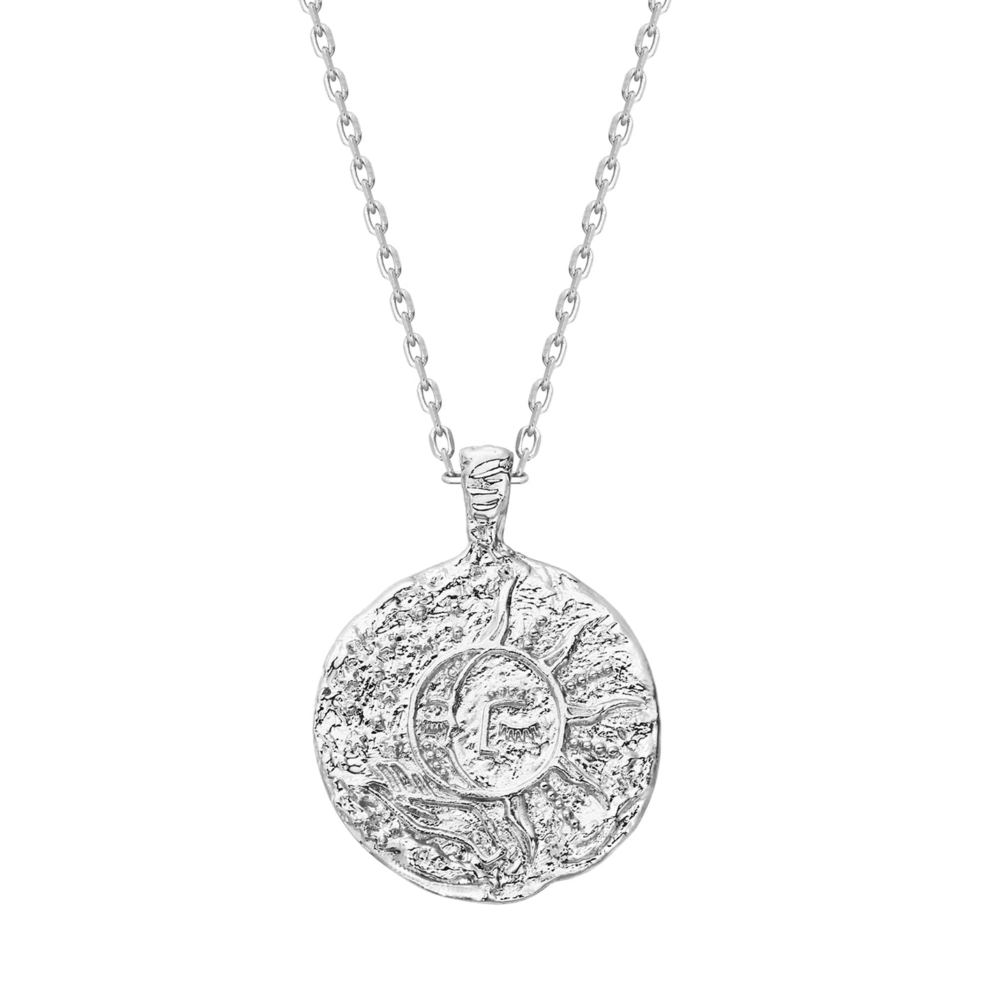 JSJOY 14K gold-plated pendant necklace Multi Style Coin Necklace Commemorative Gift for her