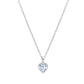 JSJOY 14K Gold Plated Cubic Zirconia Necklace,Dainty Infinity Simulated Diamond Pendant Necklace for Women Jewelry Gift