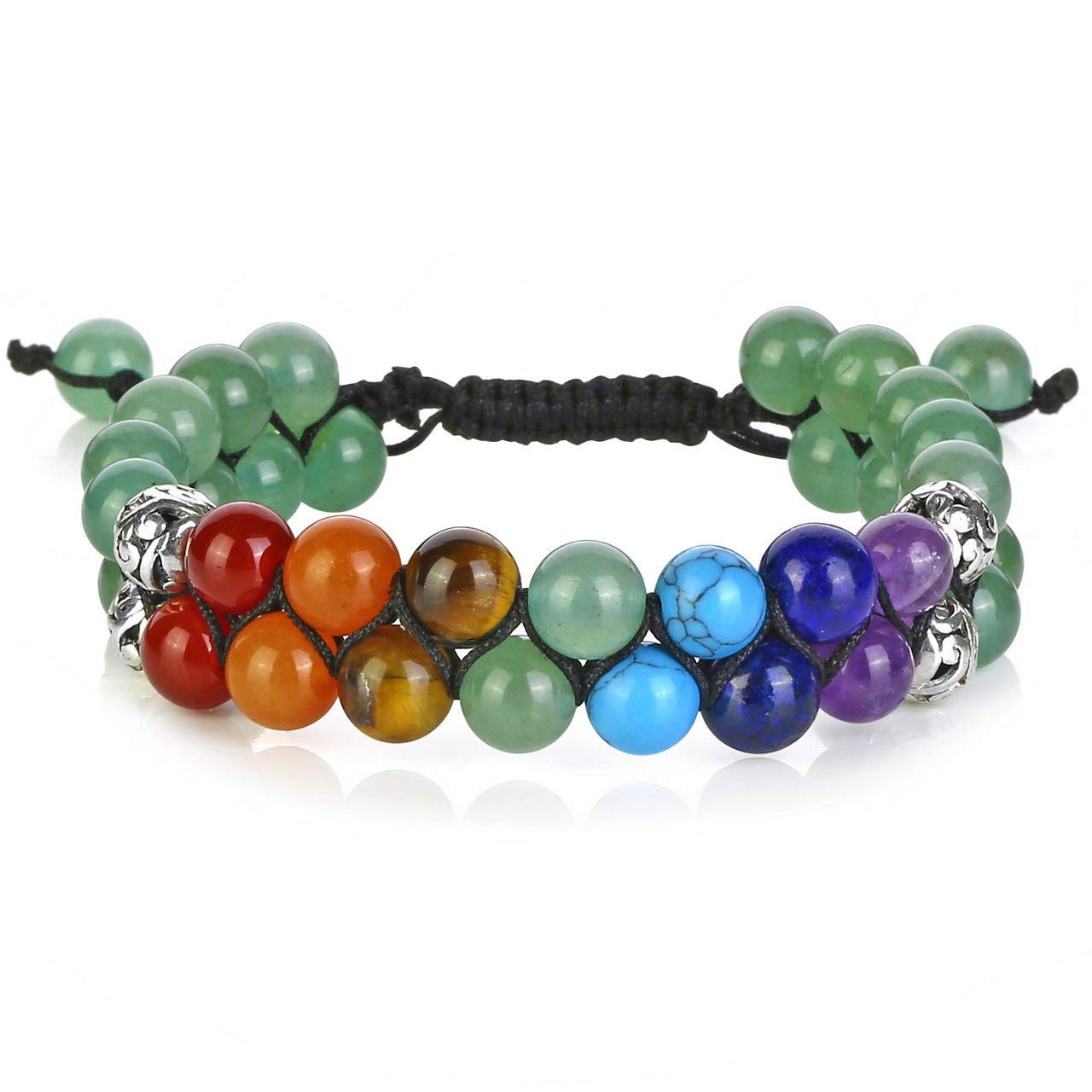 Green - 7 Chakra Green Aventurine Bracelet