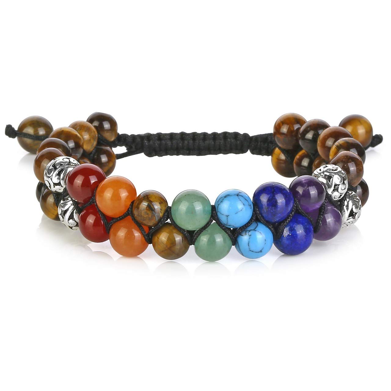 Yellow - 7 Chakra Tiger Eye Bracelet