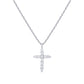 JSJOY 14K Gold Plated Cross Necklace for Women Cross Pendant Gold Necklaces