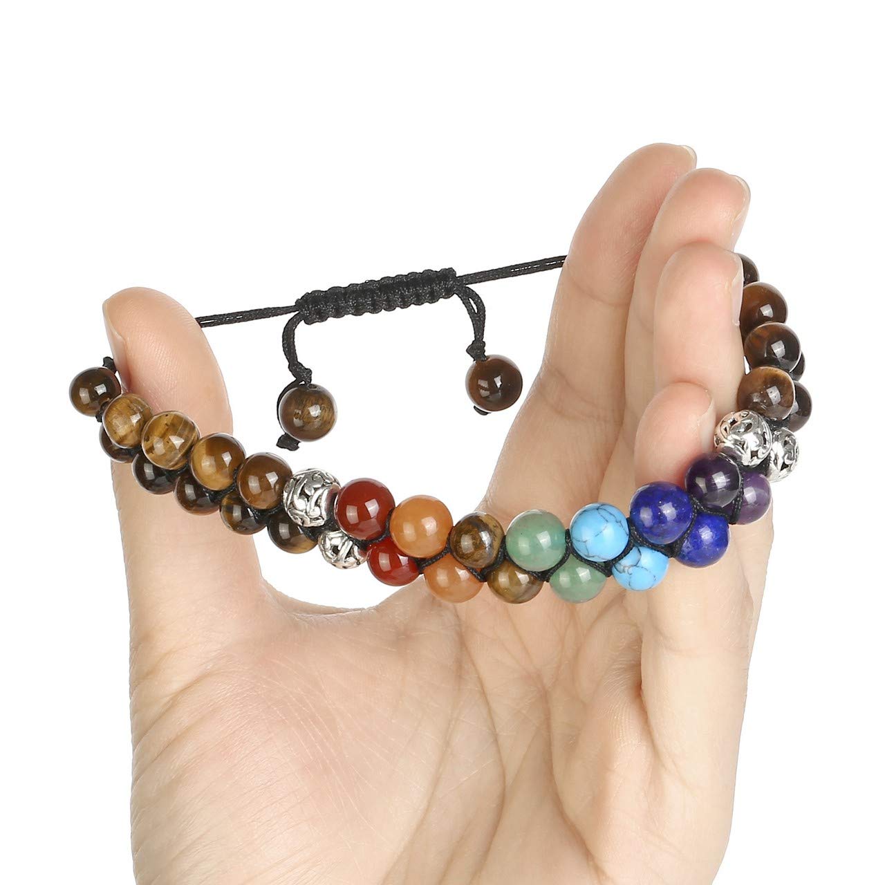 Yellow - 7 Chakra Tiger Eye Bracelet