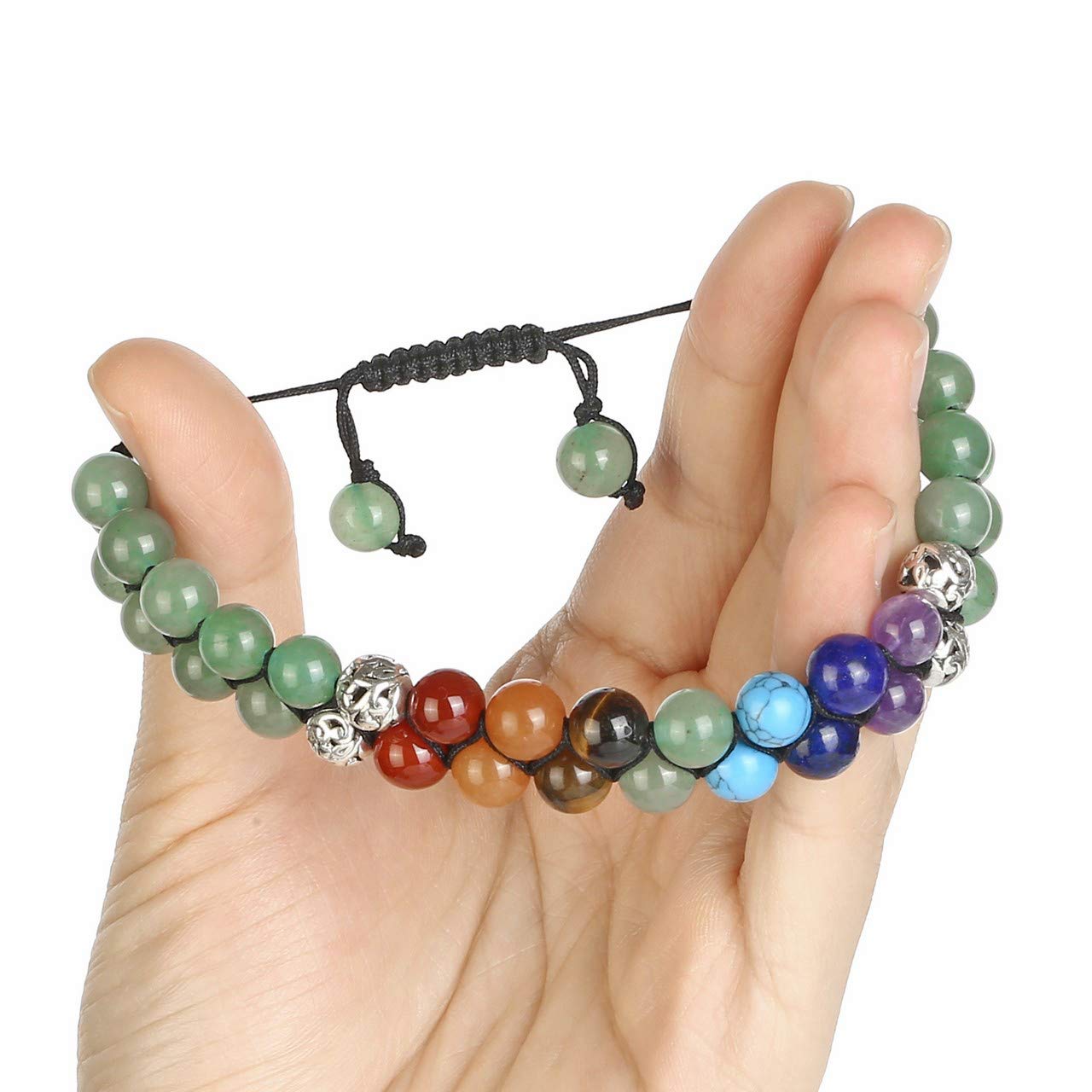 Green - 7 Chakra Green Aventurine Bracelet