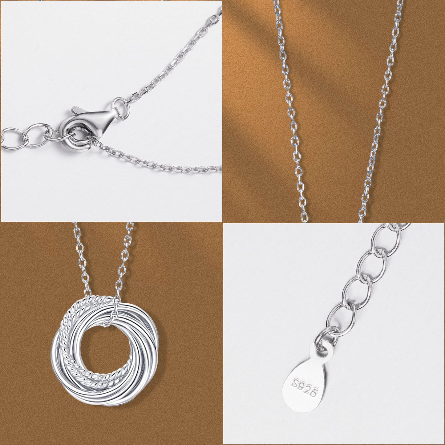 JSJOY Birthday Gifts for Women Sterling Silver Necklace 30th 40th 50th  70th 80th 90th Birthday Necklace For Her 3 4 5 6 7 8 9 Decade Jewelry 30 40 50 60 70 80 90 Years Old Anniversary gifts